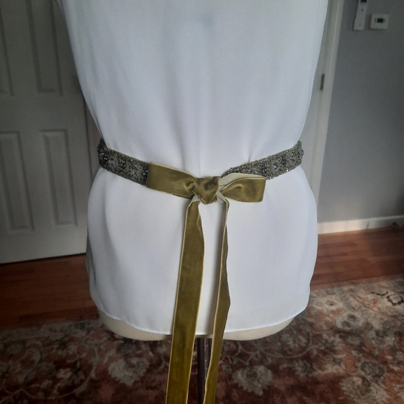 JCrew embroidered ribbon belt sash - Picture 4 of 7